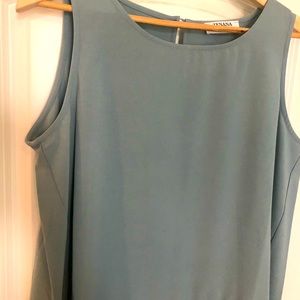 Sleeveless Blouse- light green